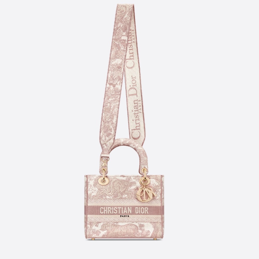 Dior MEDIUM LADY D-LITE BAG
Rose Des Vents Toile SOLD - Picture 4 of 16